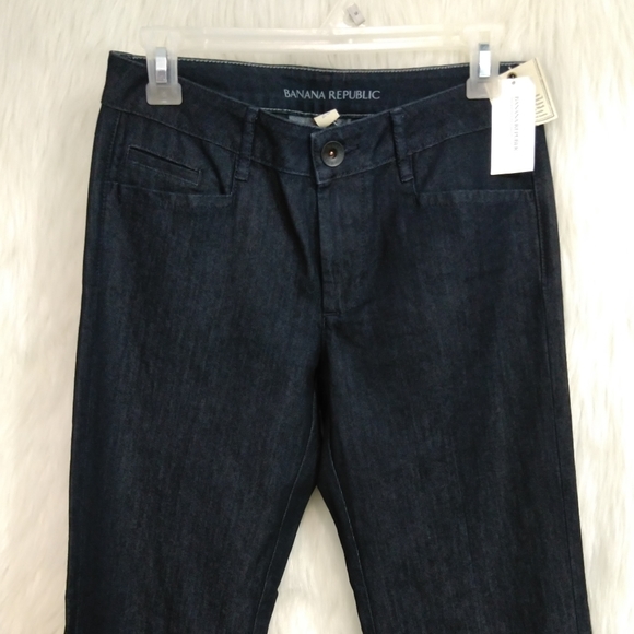 Banana Republic Blue Denim straight Leg Jeans Size 26 - Picture 4 of 15